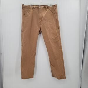 Levis Two Horse Brand Carpenter Pants Brown 38 x 32 mENS WORK
